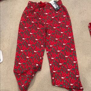 Vineyard Vines Red Kids Pajama Bottoms